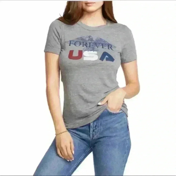 Chaser Tops - NWT CHASER Forever USA Graphic T-Shirt